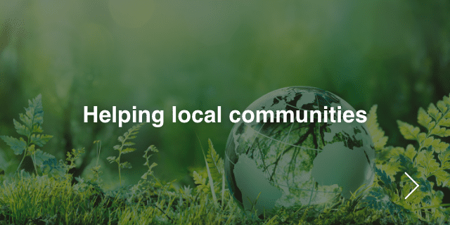 Ayudando a las comunidades locales