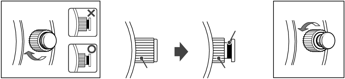 Button operation(ScrewLock) + Button Ope(Lock)