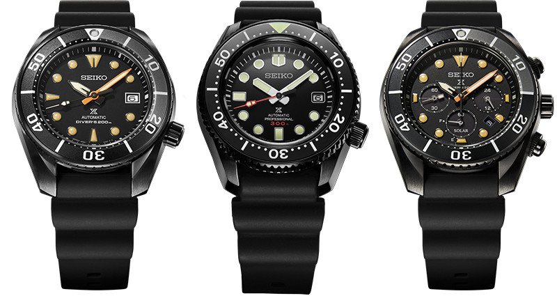 SEIKO PROSPEX Black Series Limited Edition | Seiko Watch Corporation