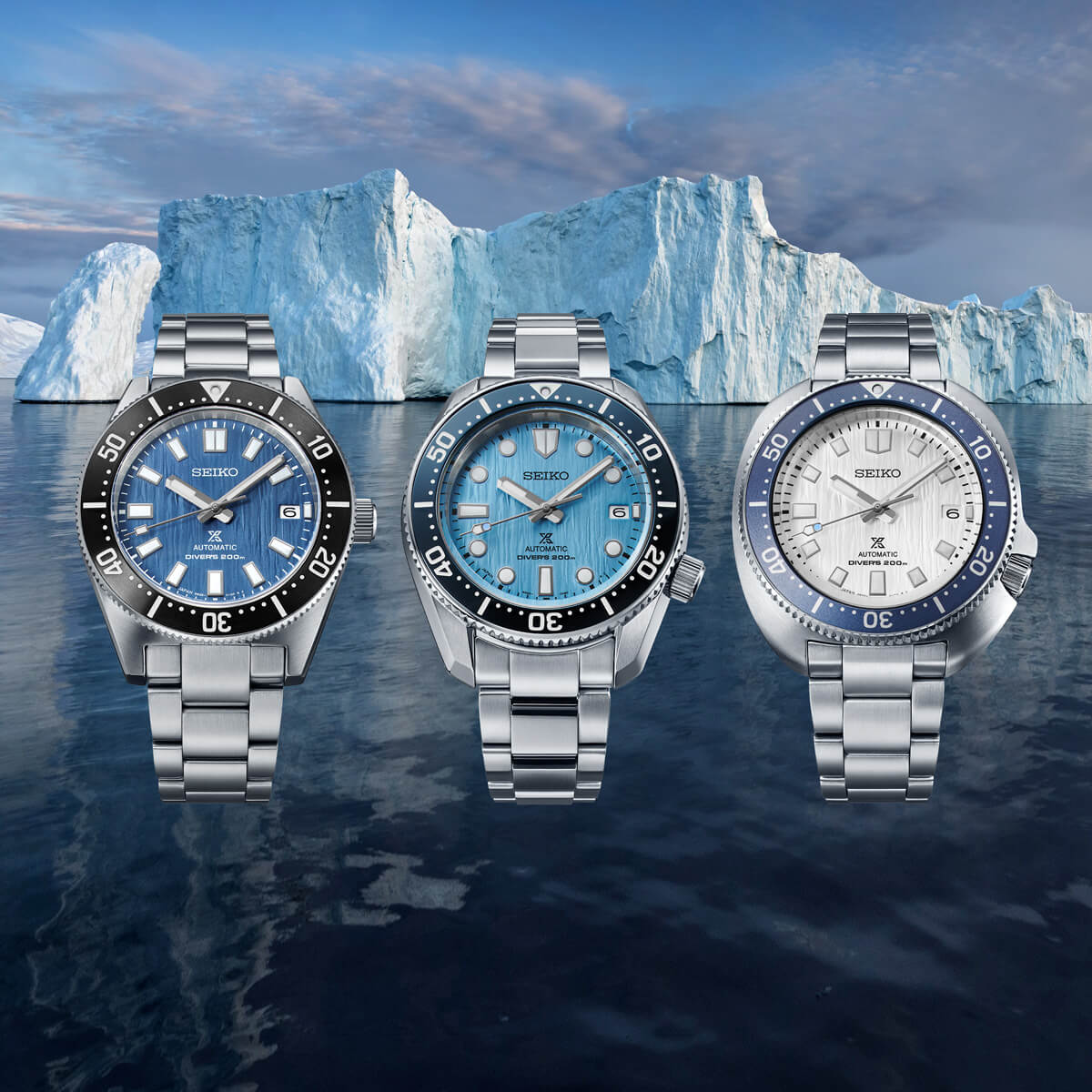 SEIKO PROSPEX 1965 / 1968 / 1970 Heritage Diver's Watch Save the Ocean Special Editions