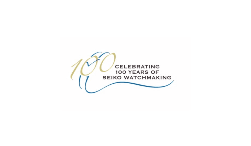 Logo of 100th anniversary of Seiko watchmaking
