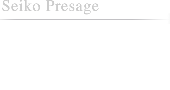 Seiko Presage The Urushi Byakudan-nuri Limited Edition