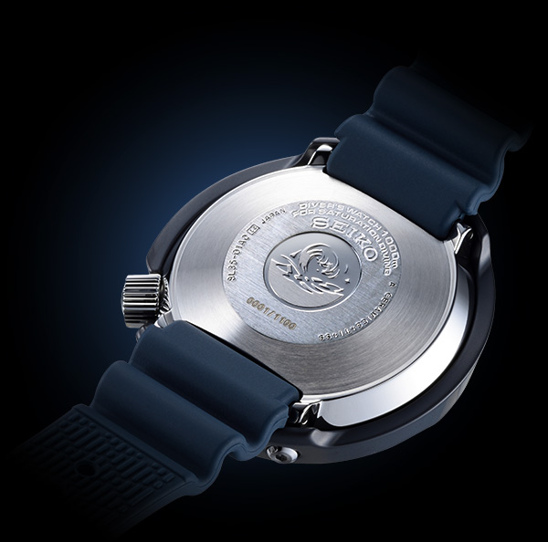 Photo of SLA041J1 The 1975 Professional Diver&rsquo;s 600m Re-creation Case back design