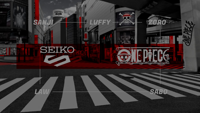 Filme da Seiko 5 Sports ONE PIECE Edição Limitada