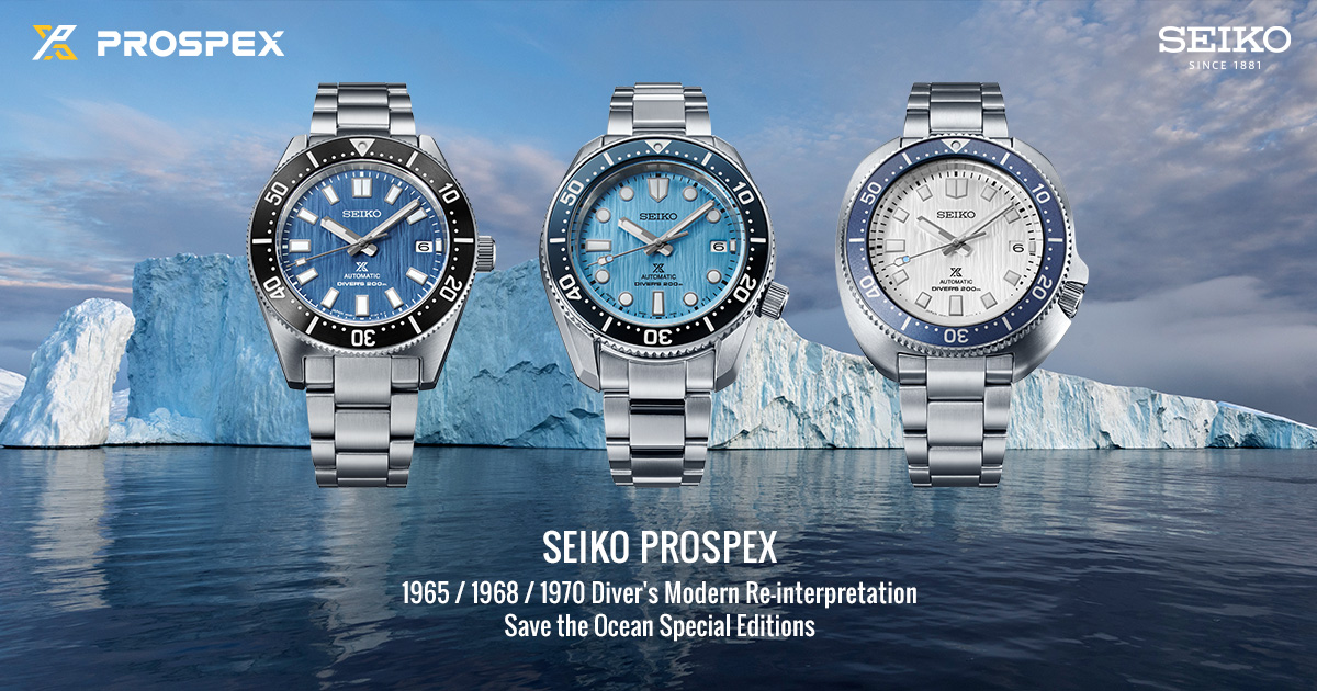 SEIKO PROSPEX 1965/1968/1970 Heritage Diver's Watch modelo Save