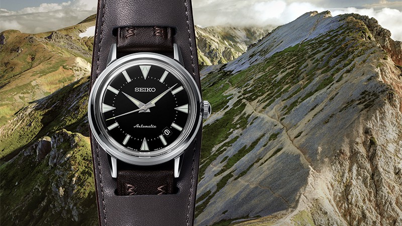 A recriação do primeiro relógio Alpinist da Seiko de 1959. Renasce