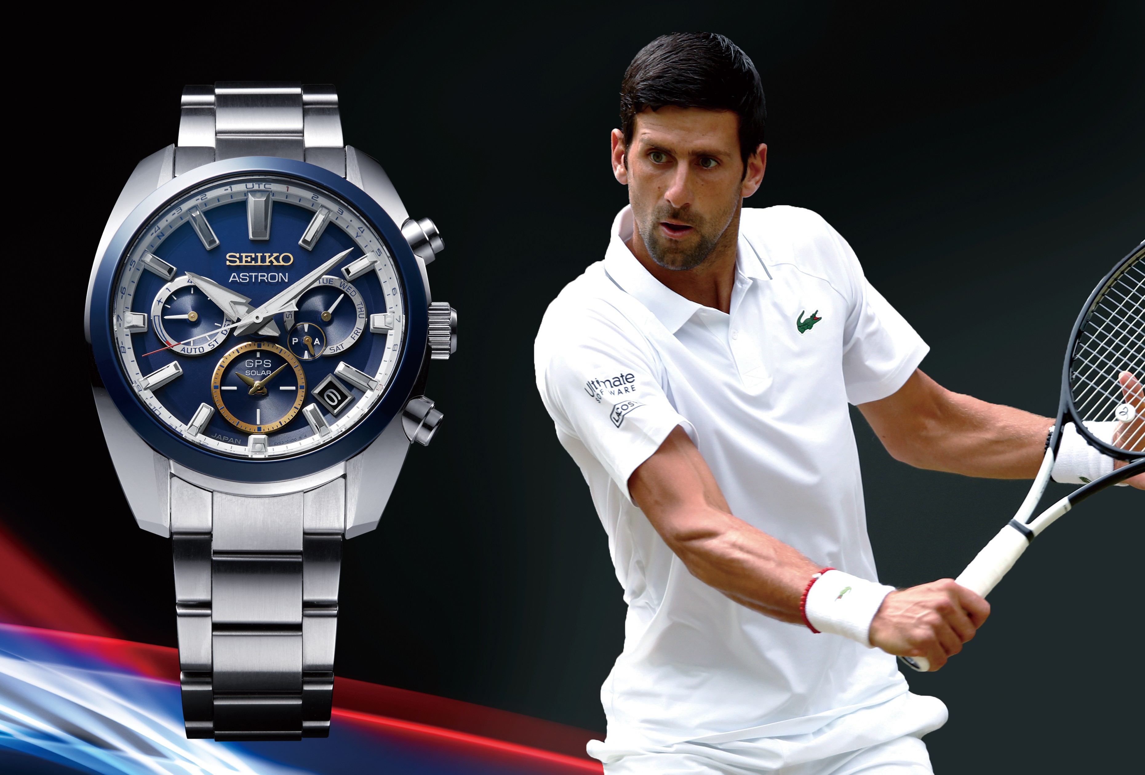 A new Astron GPS Solar watch flies the flag for Novak Djokovic | Seiko  Watch Corporation