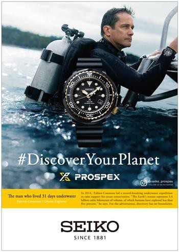 Fabien Cousteau, the new partner of Seiko Prospex | Seiko Watch Corporation
