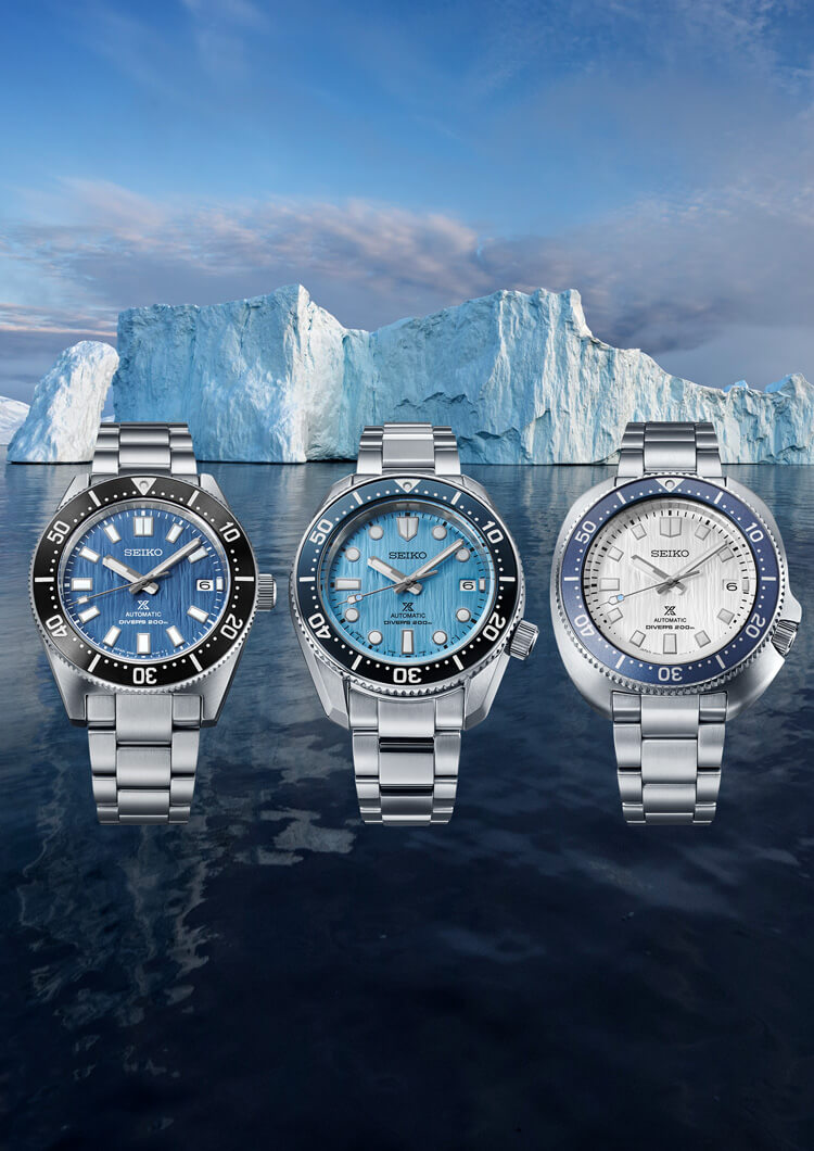 SEIKO PROSPEX 1965 / 1968 / 1970 Diver's Modern Re-interpretation Save the Ocean Special Editions