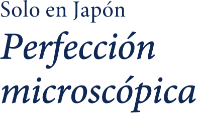 Solo en Japón Perfección microscópica