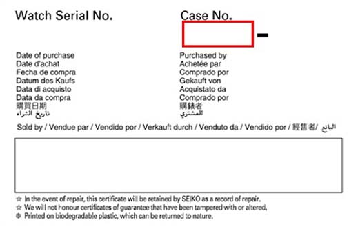 Instrucciones | Seiko Watch Corporation