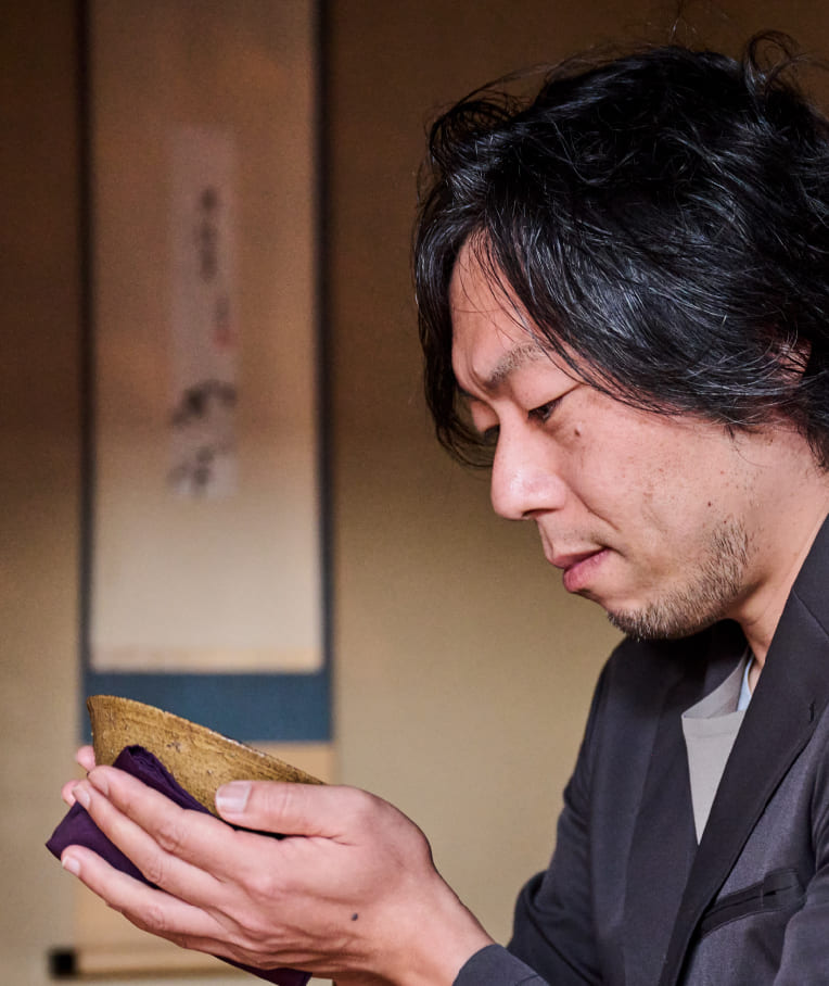 Foto de Shogo Nakamura, director representativo de 7ª generación de Nakamura Tokichi Honten