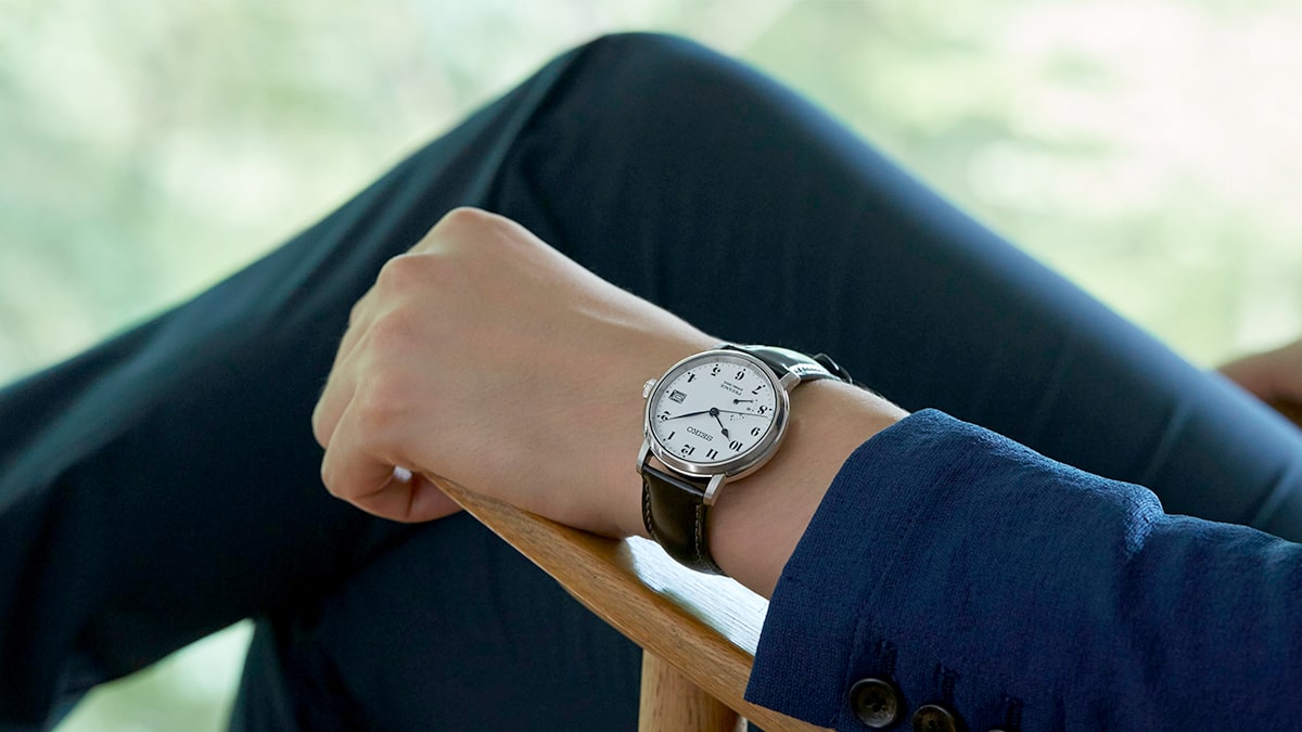 Enamel Dial Spring Drive | Japanese design pioneer Riki Watanabe