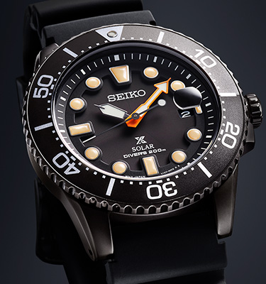 SEIKO chronograph divers 200m ブラック SEIKO PROSPEX The Black Series Limited Edition | セイコー