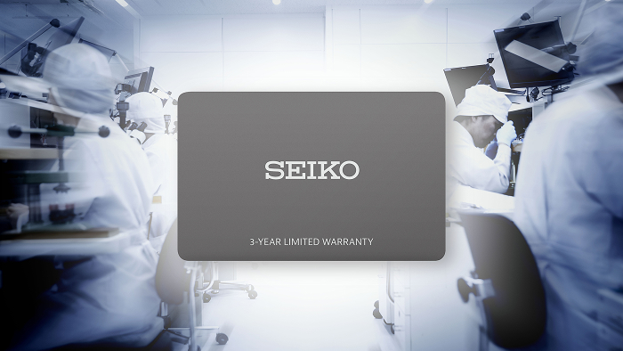 SEIKO 3-YEAR LIMITED WARRANTY