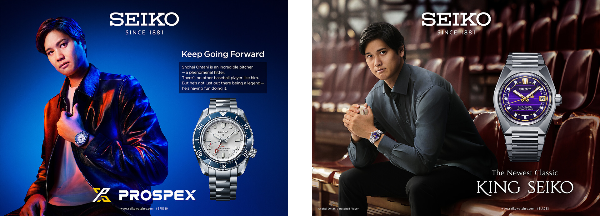 Shohei Ohtani is appointed global ambassador of the Seiko brand.