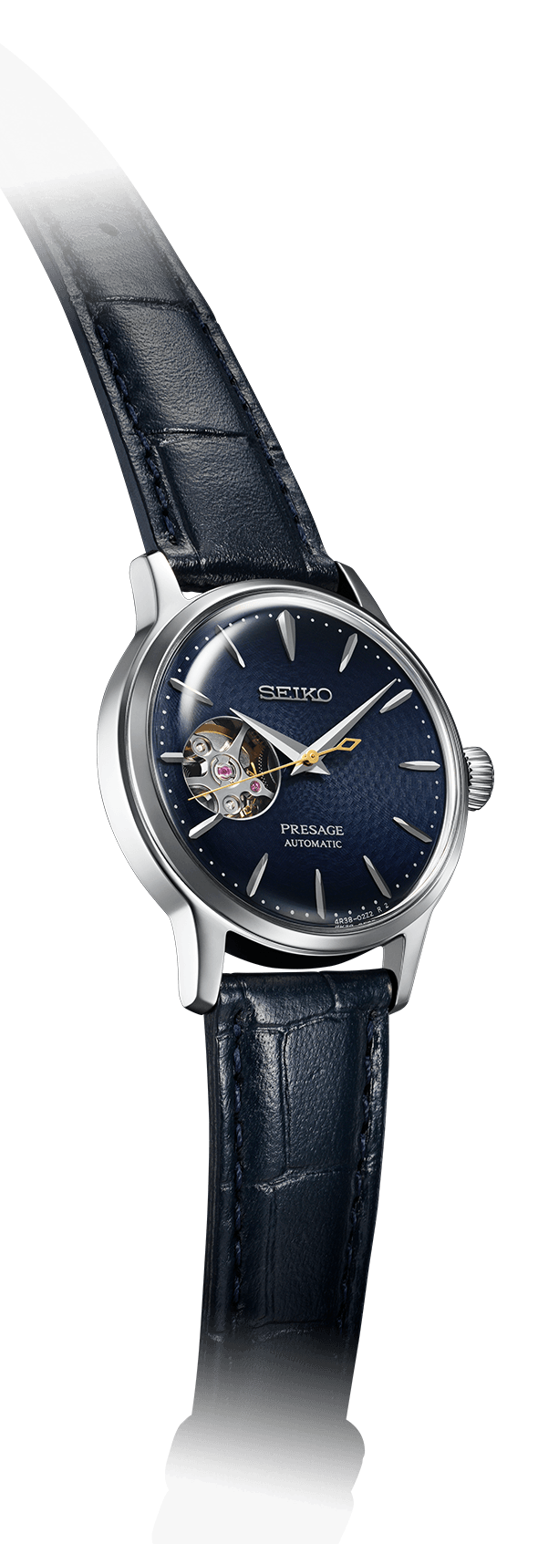 Seiko | Presage Automatic Women's Mechanical | Blue Calf Leather | Blue  Dial SSA785J1 - First Class Watches™