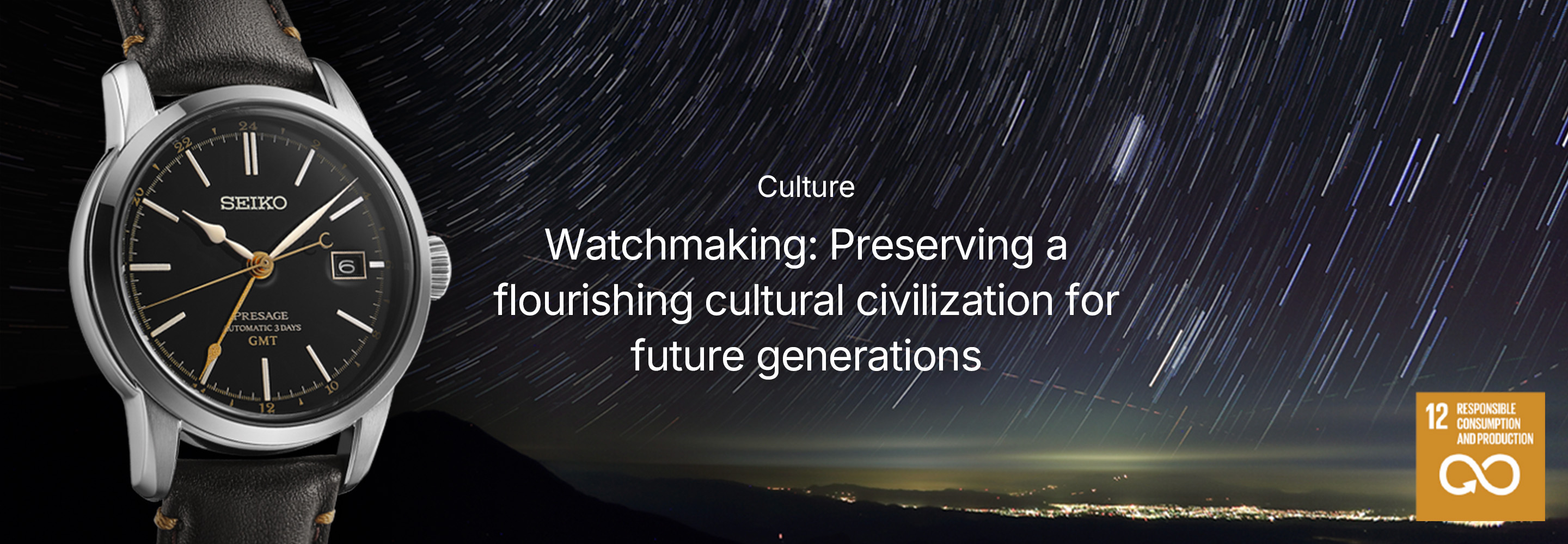 Culture Watchmaking: preserving a flourishing cultural civilization for future generations
