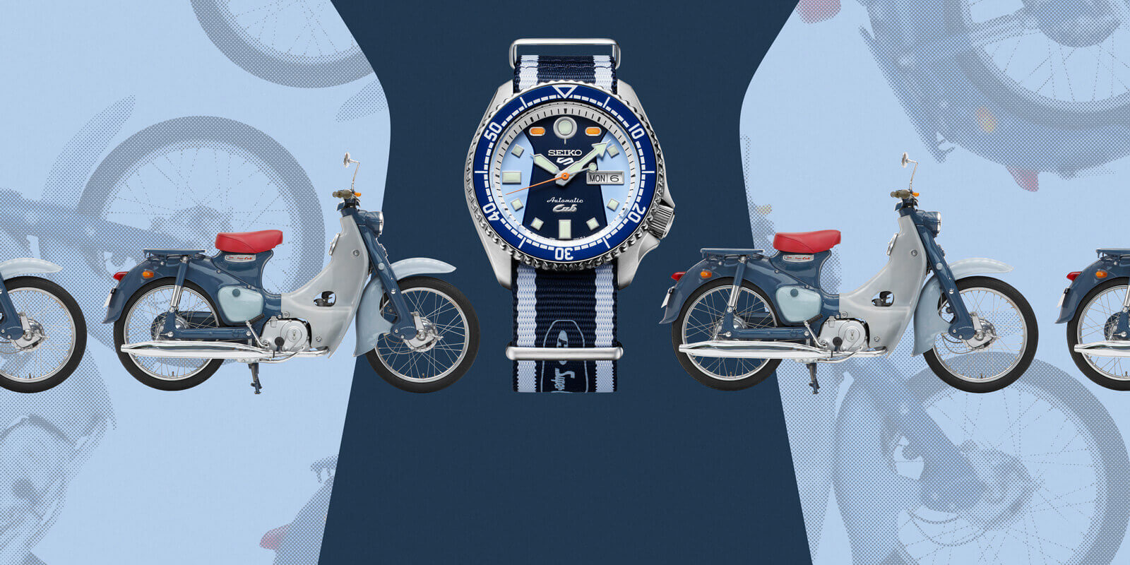 Seiko 5 Sports 55 Tahun Super Cub Edisi Terbatas