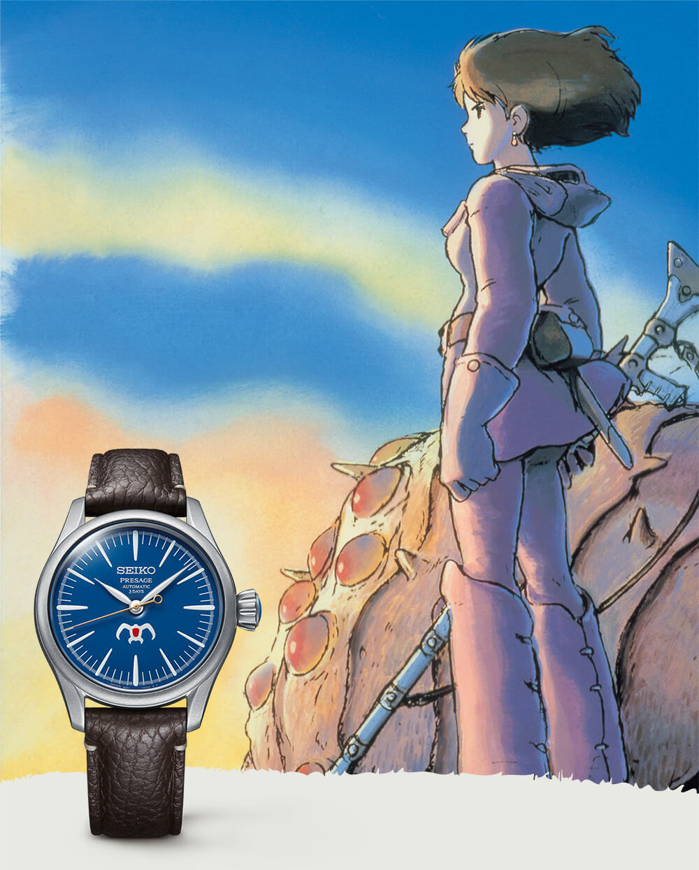 Edisi Terbatas Kolaborasi Studio Ghibli Nausicaä of the Valley of the Wind Seri Klasik Seiko Presage “Craftsmanship”