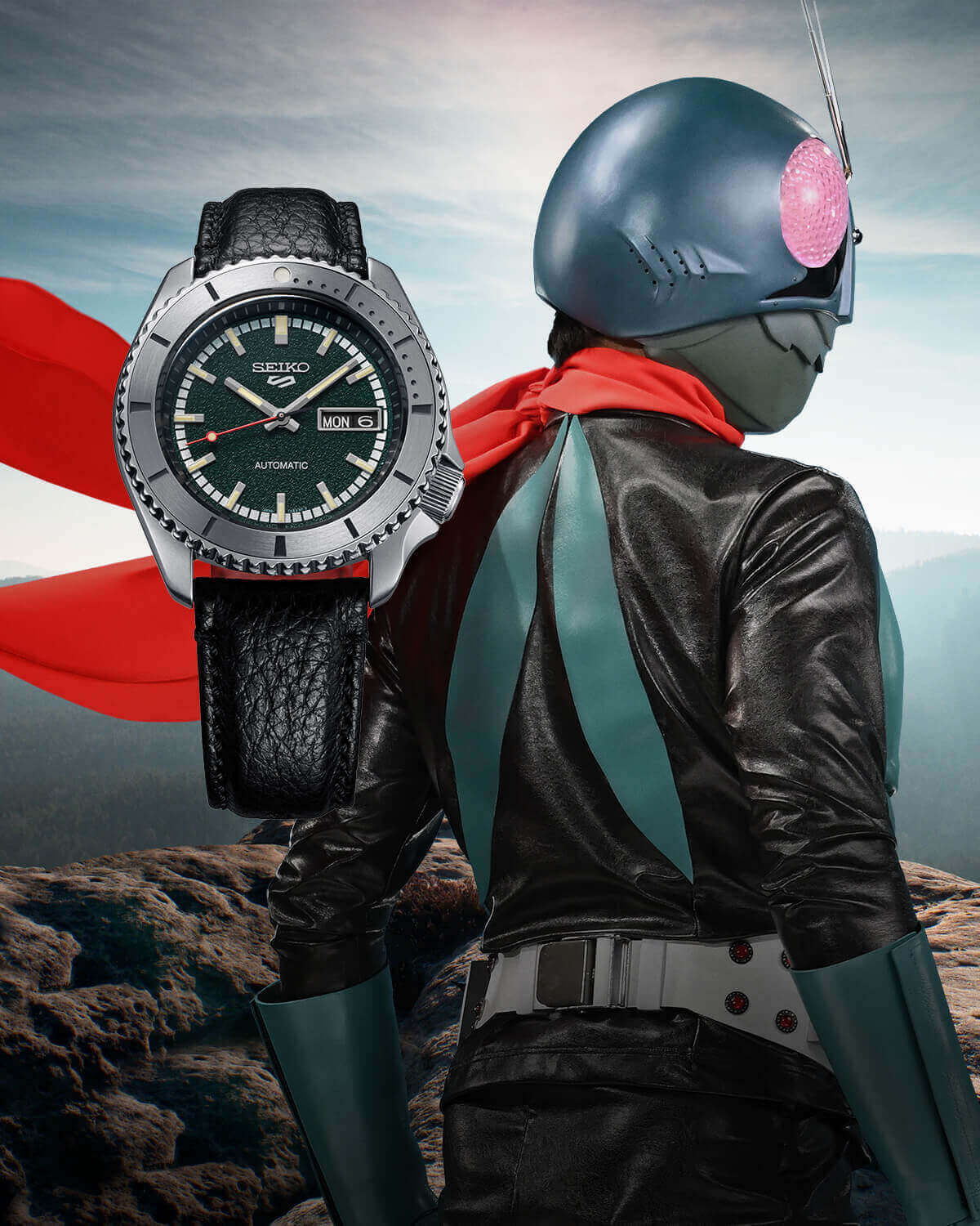 Seiko 5 Sports 55th anniversary Masked Rider Limited Edition