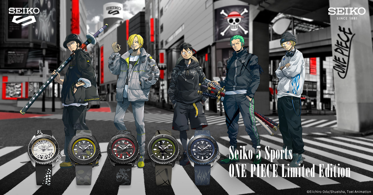 【新品】SEIKO ワンピース LimitedEdition The Seiko 5 Sports ONE PIECE Limited Edition Collection