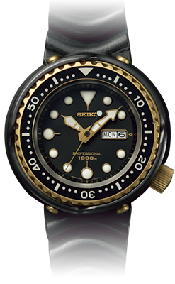 Photo of The 1986 original. A quartz diver's watch made expressly for 1000m saturation diving.