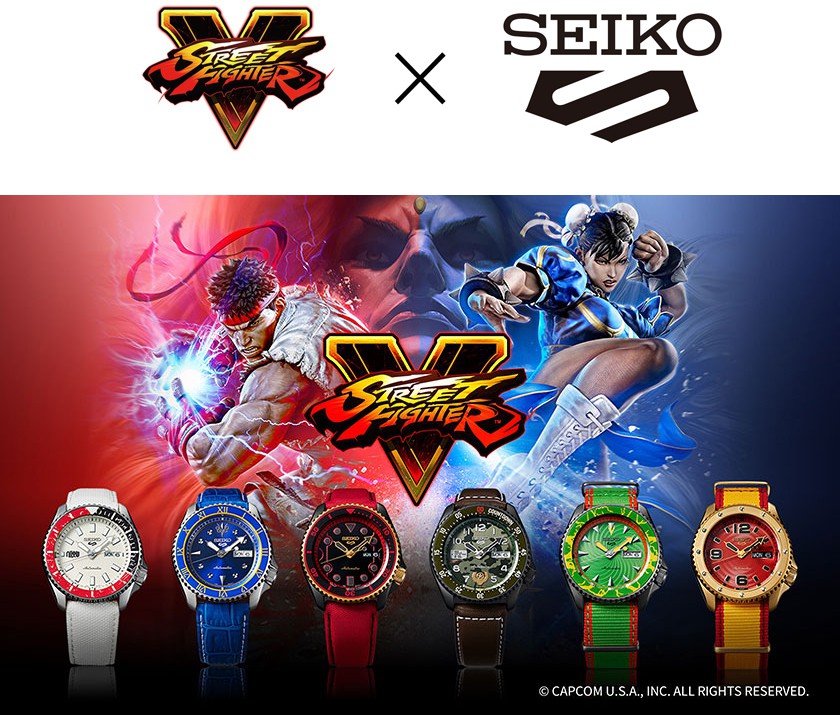 Seiko 5 Sports meets Street Fighter V. | Seiko Watch Corporation