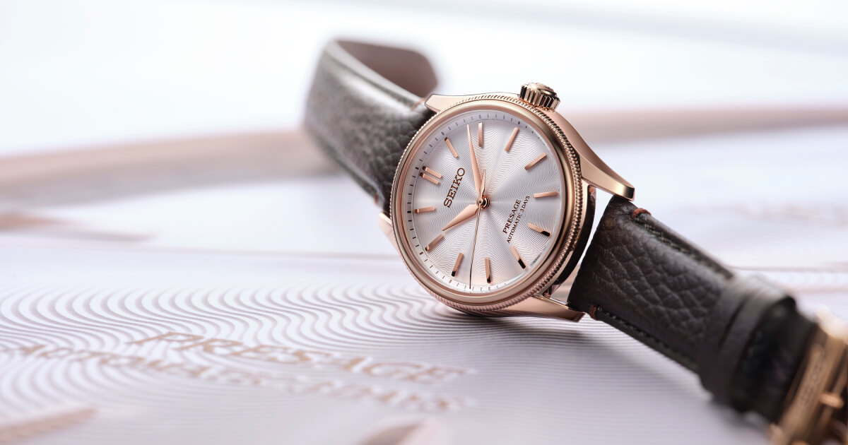 Four new Seiko Presage creations celebrate the beauty of Tomioka