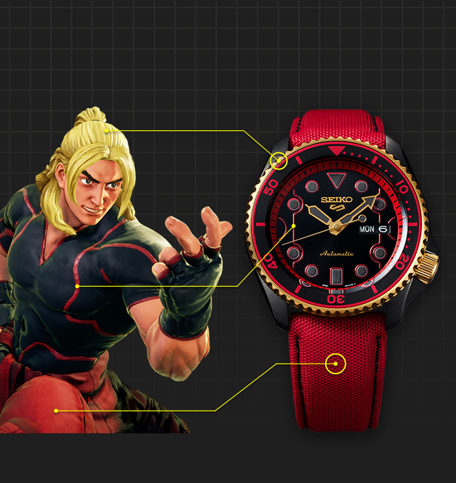 FS: Seiko 5 Street Fighter- Ken SRPF20K1, Like new | WatchUSeek Watch Forums
