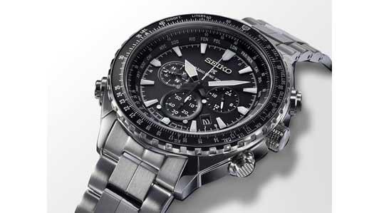 Prospex prende il volo con il Radio Sync Solar World Time Chronograph |  Orologi Seiko