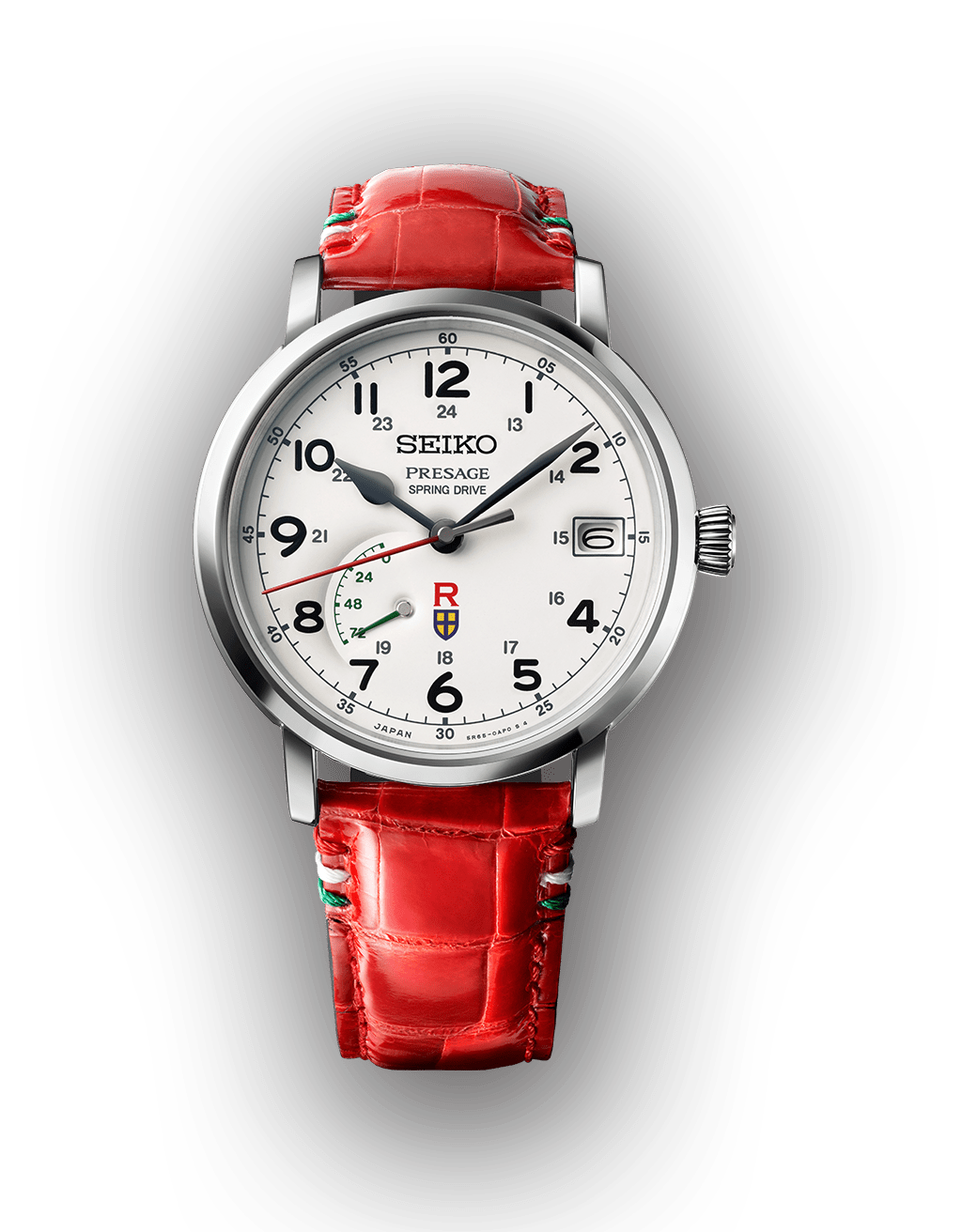 腕時計　ショパールグランプリグレーレッドファブリックウォッチオリジナルパッケージ