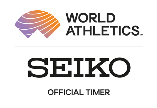 WORLD ATHLETICS SEIKO OFFICIAL TIMER のロゴ