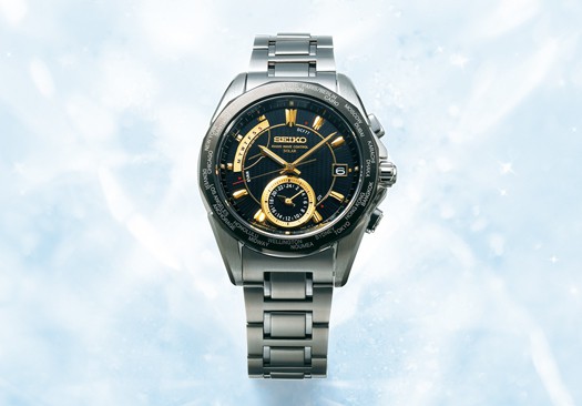 【ソーラー、電波、希少】SEIKO　セイコー　ブライツ　ワールドタイム　チタン 腕時計(アナログ) 新品・未開封