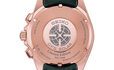 世界初のGPS ソーラーウオッチ＜セイコー アストロン＞より、 大粒の