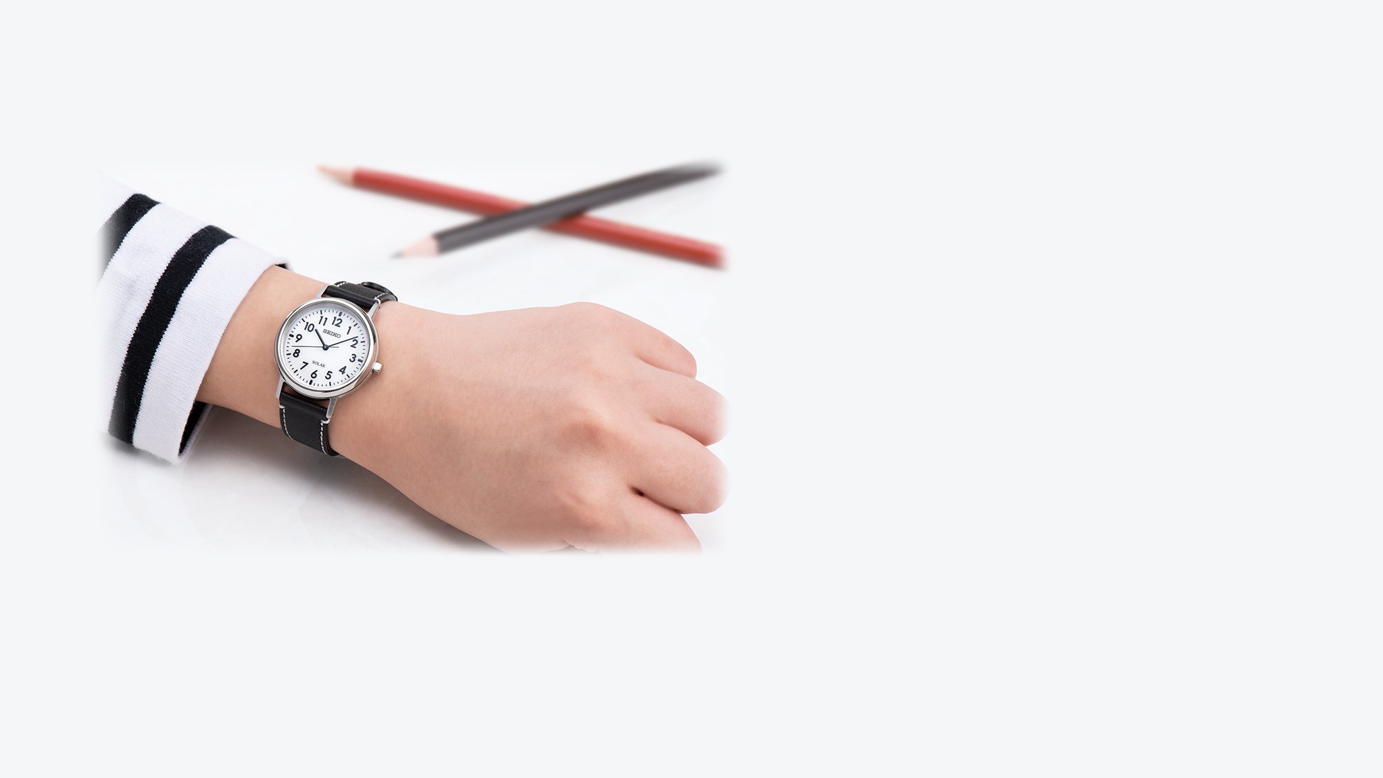 小学校高学年に向けたソーラーウオッチ スクールタイム セイコーウオッチ