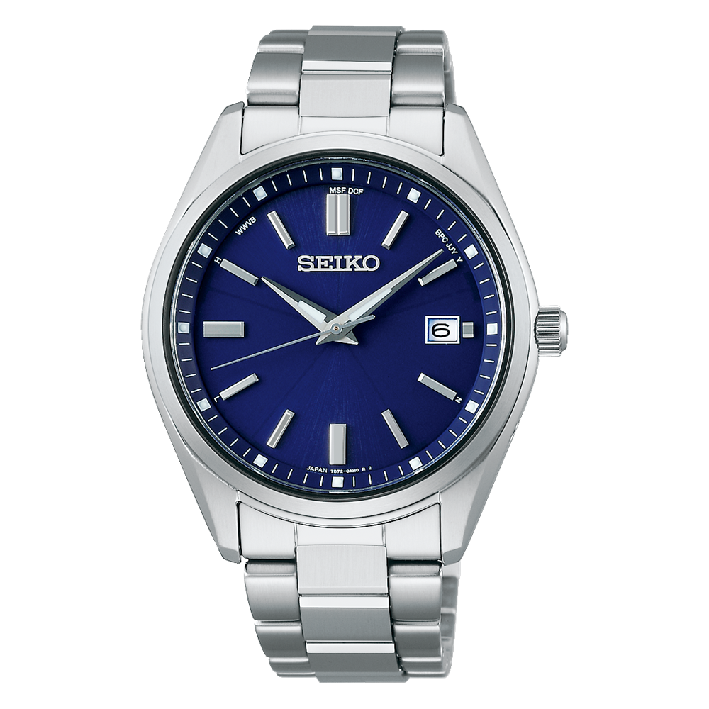 セイコー SEIKO 腕時計 メンズ SBTM321 セイコーセレクションソーラー電波時計 The Standard 電波ソーラー（7B72） ブルーxシルバー アナログ表示