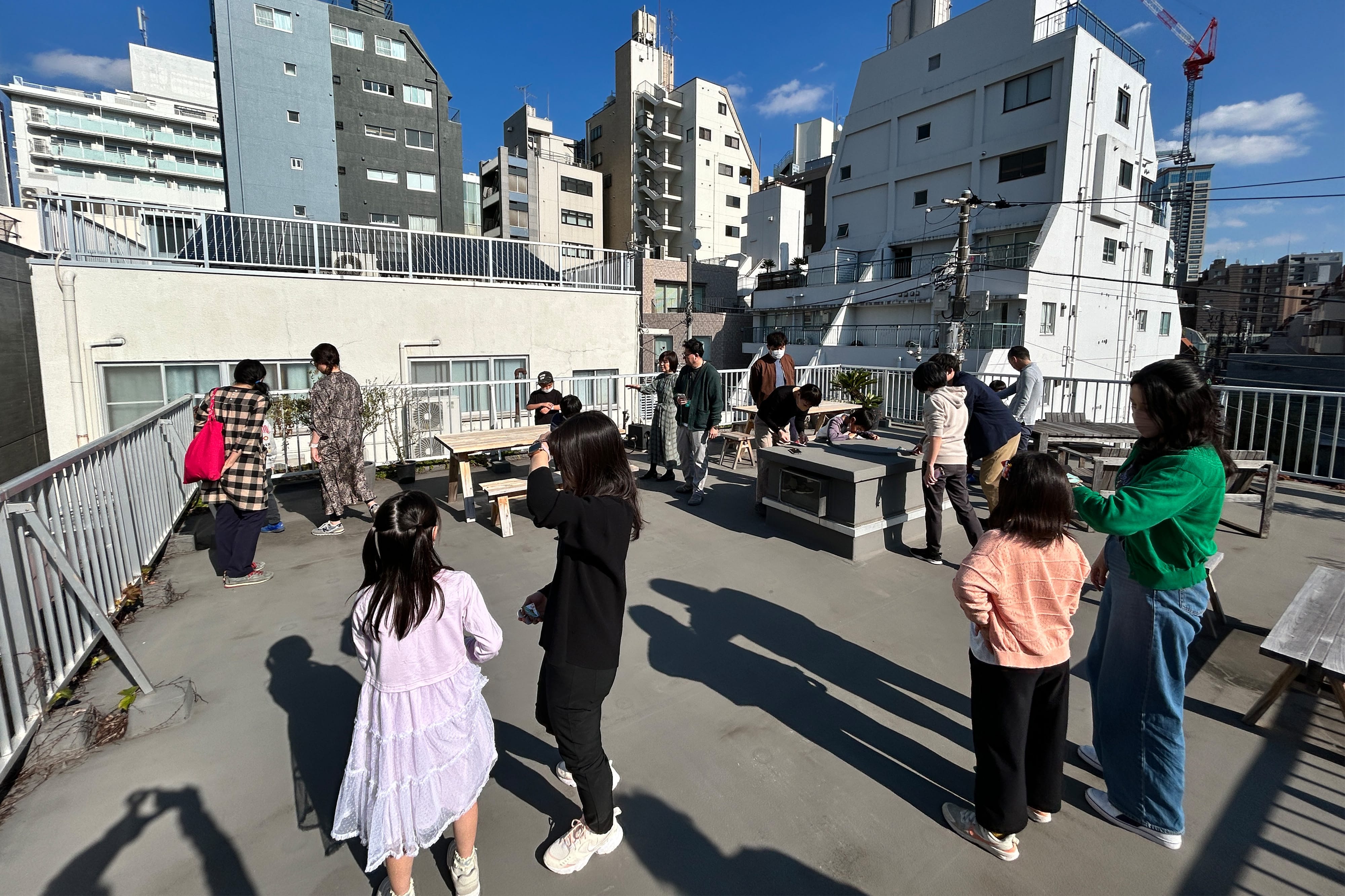 写真：日本 - 青山でのわくわく時計教室の様子