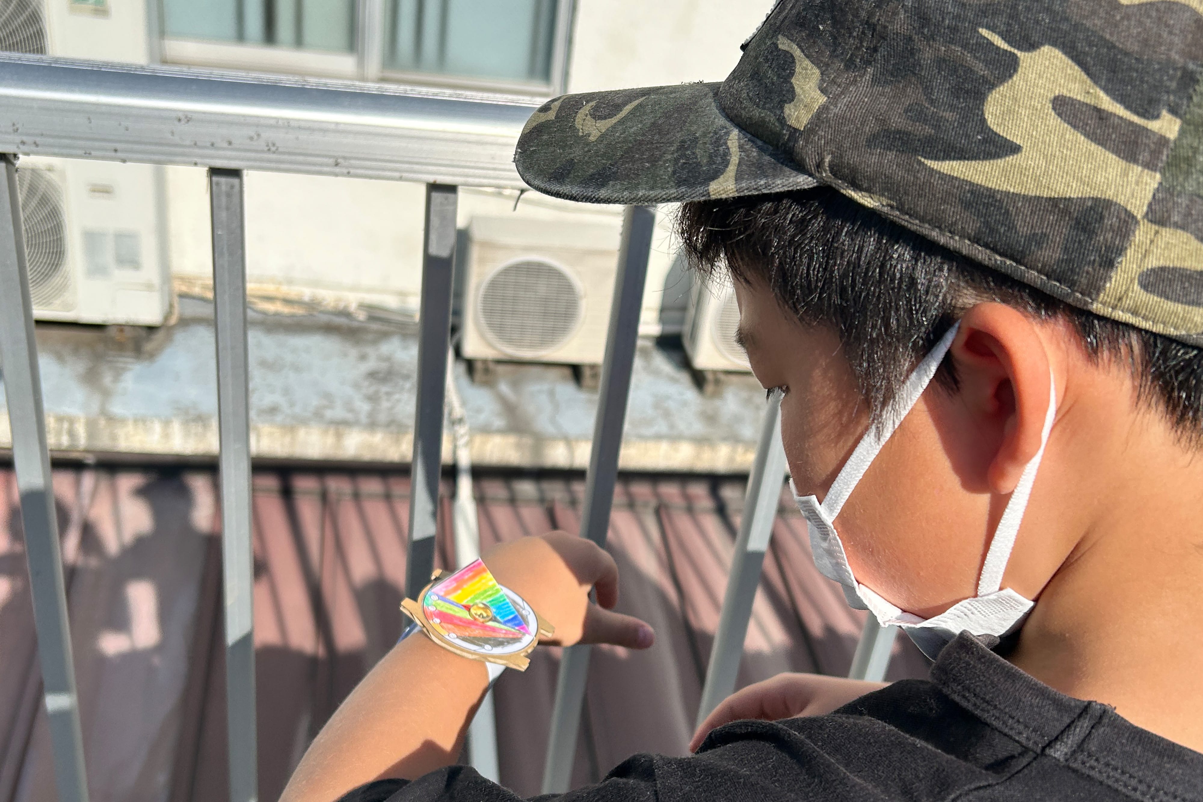 写真：日本 - 青山でのわくわく時計教室の様子