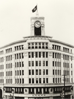 2代目の時計塔 1932年の服部時計店