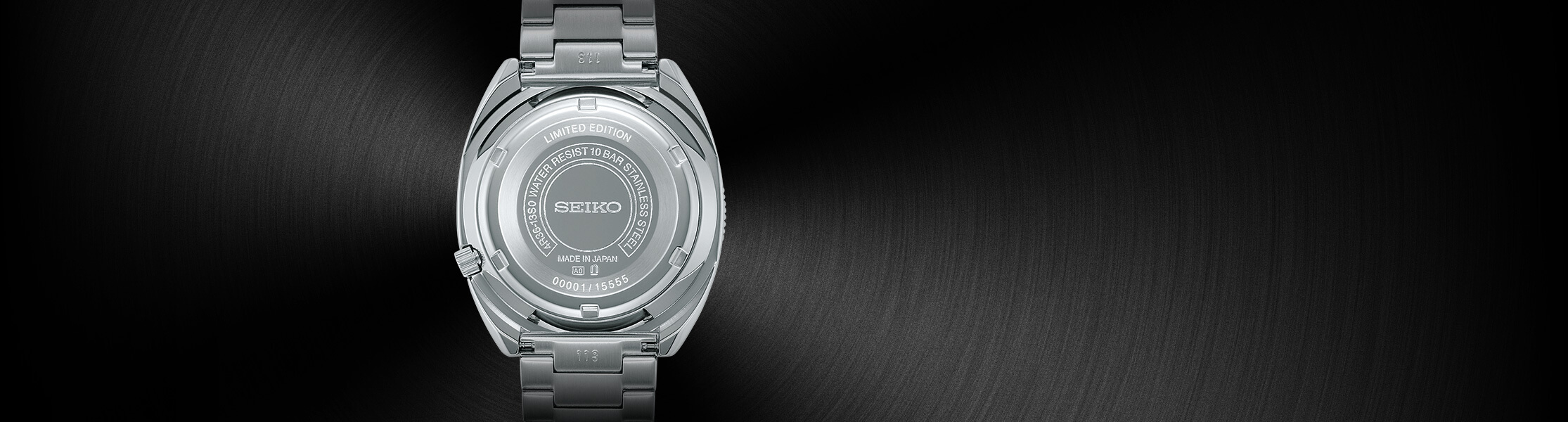写真：SBSA223 Seiko 5 Sports Case back