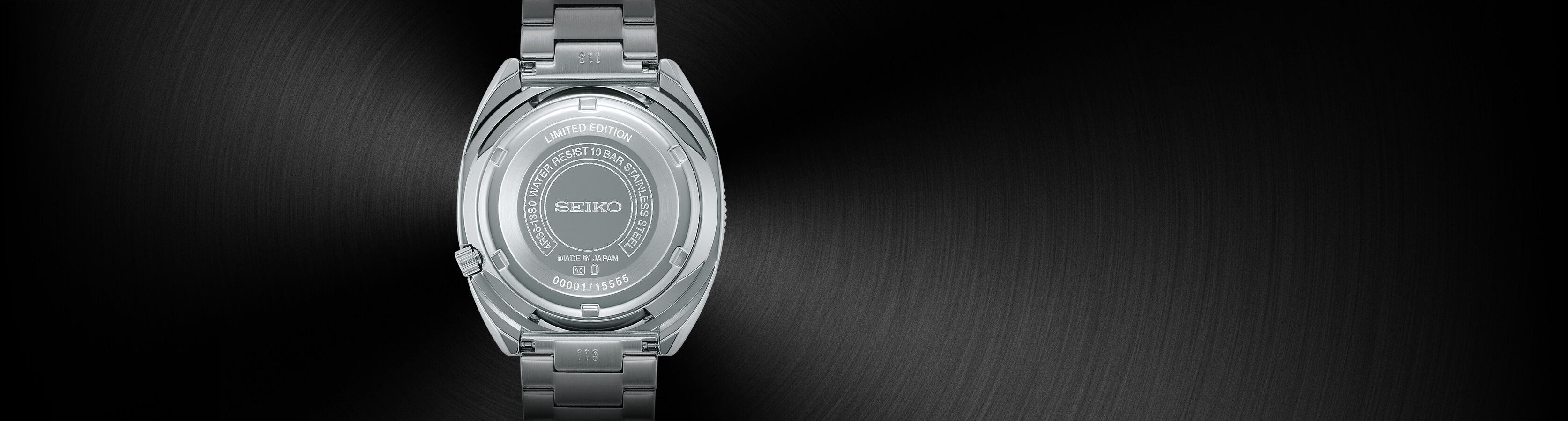 写真：SBSA223 Seiko 5 Sports Case back