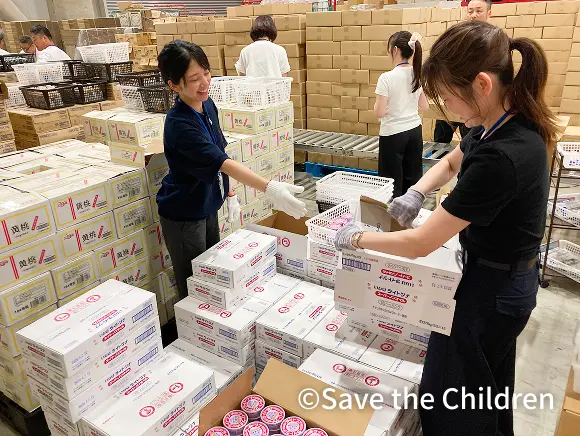 画像：セーブ・ザ・チルドレン 活動風景
