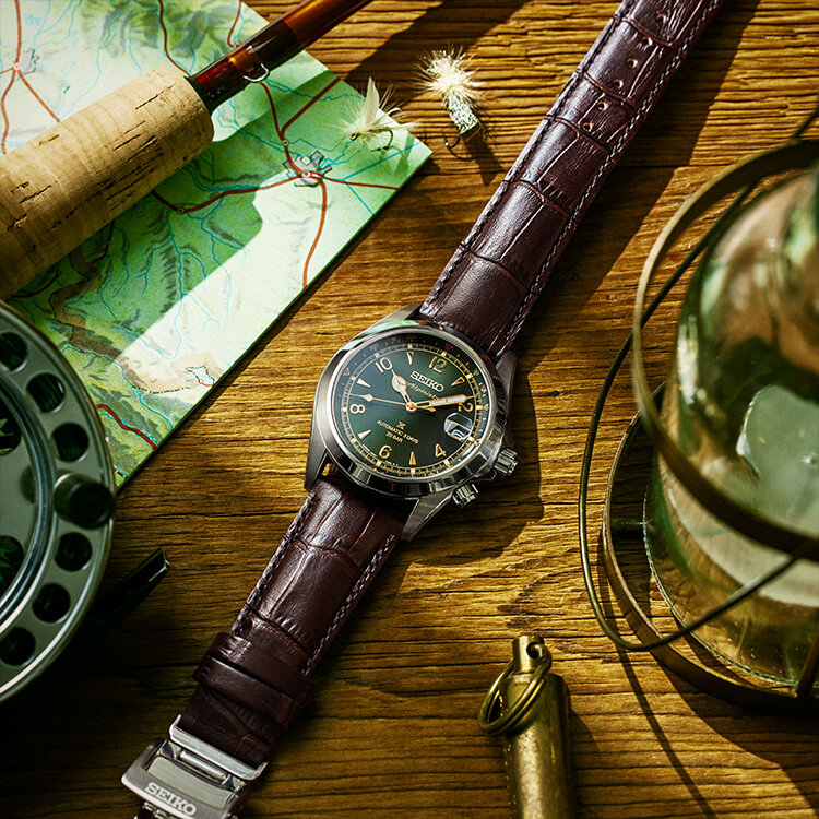 写真：SBDC211 Seiko Prospex Leather Strap
