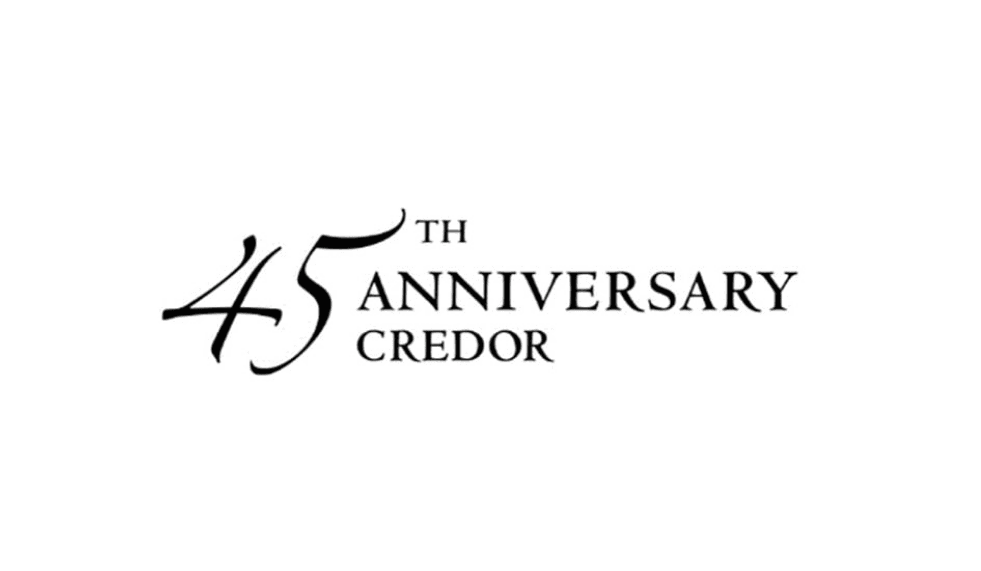 クレドール誕生45周年のロゴ