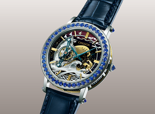 A new masterpiece from Credor. A tourbillon with three-dimensiona engraving  and lacquer work inspired by the art of the Edo period | Seiko Watch  Corporation