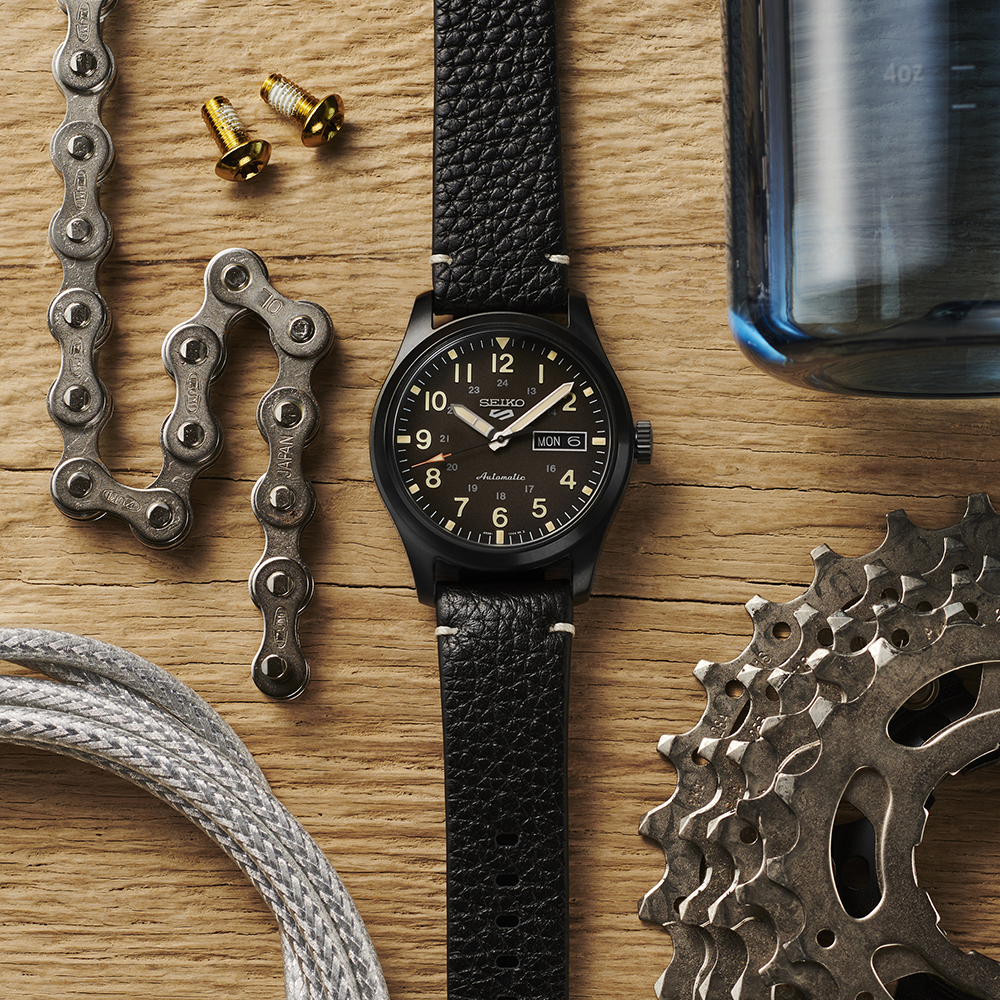 SEIKO SRPG41 5 スポーツメンズウォッチ ブラック 39.4mm ステンレススチール ブラック カジュアル、クラシッ セイコー SEIKO 腕時計 5 SPORTS 海外モデル 自動巻き(手巻