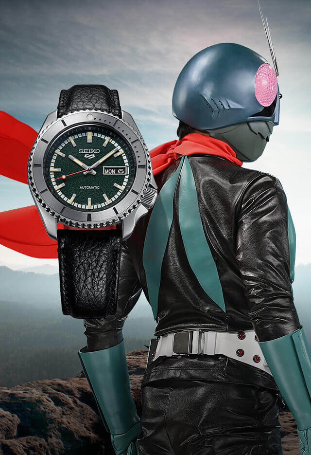 Seiko 5 Sports 55th anniversary Masked Rider Limited Edition