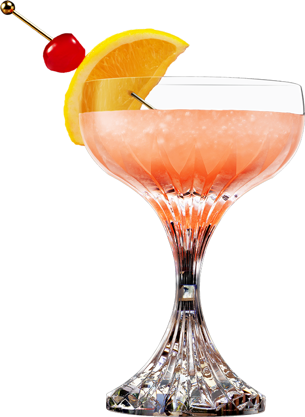 The image of a cocktail, the Tequila Sunset