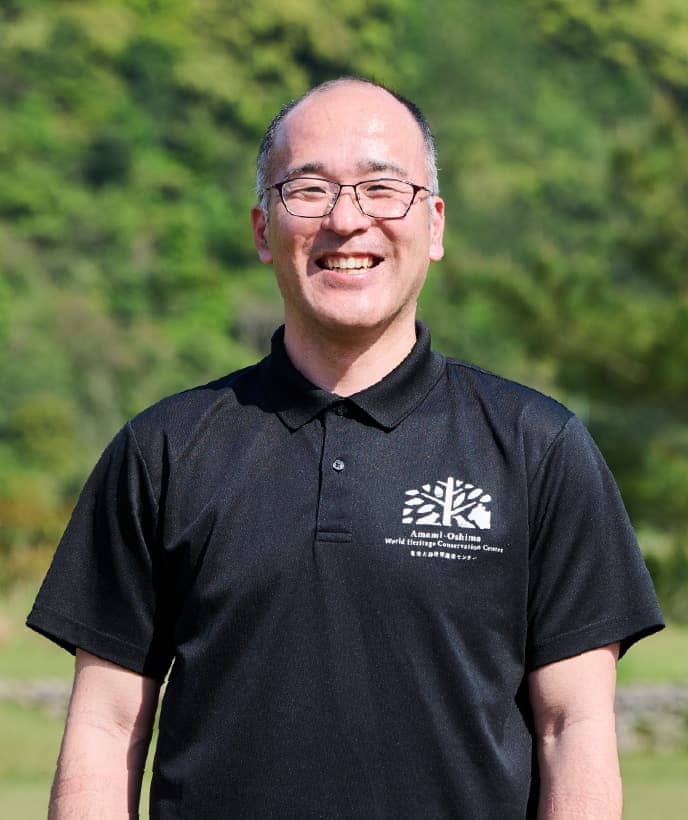 Photo of Kazuya Moriyama Deputy Director, Amami-Oshima World Heritage Conservation Center